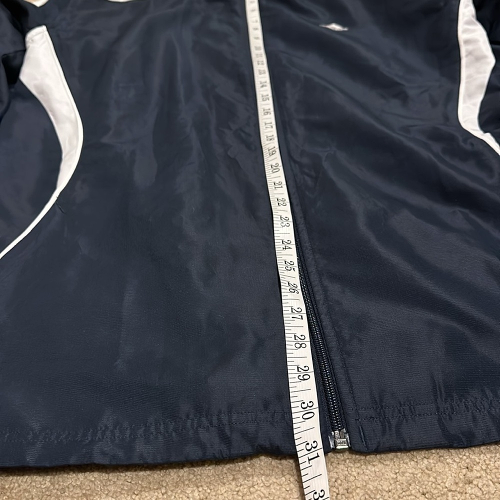 Like New Adidas, blue and white windbreaker jacket! - Picture 3 of 5